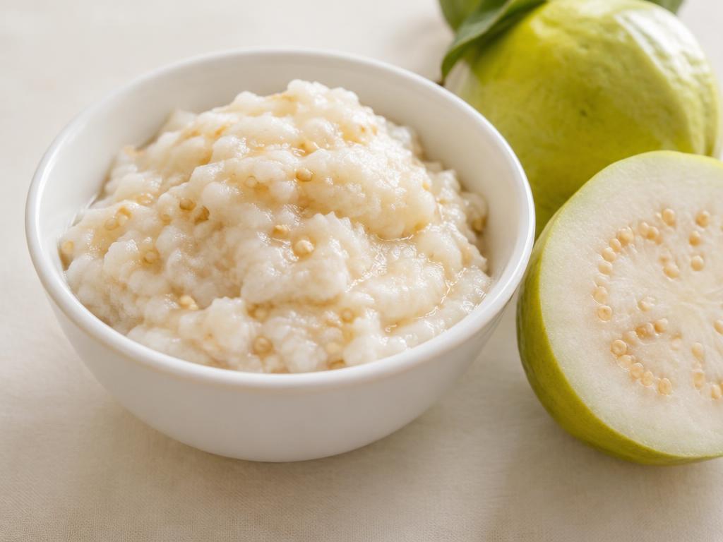 White Guava Puree with grits